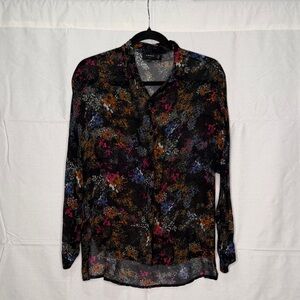 Chic Sheer Floral Blouse